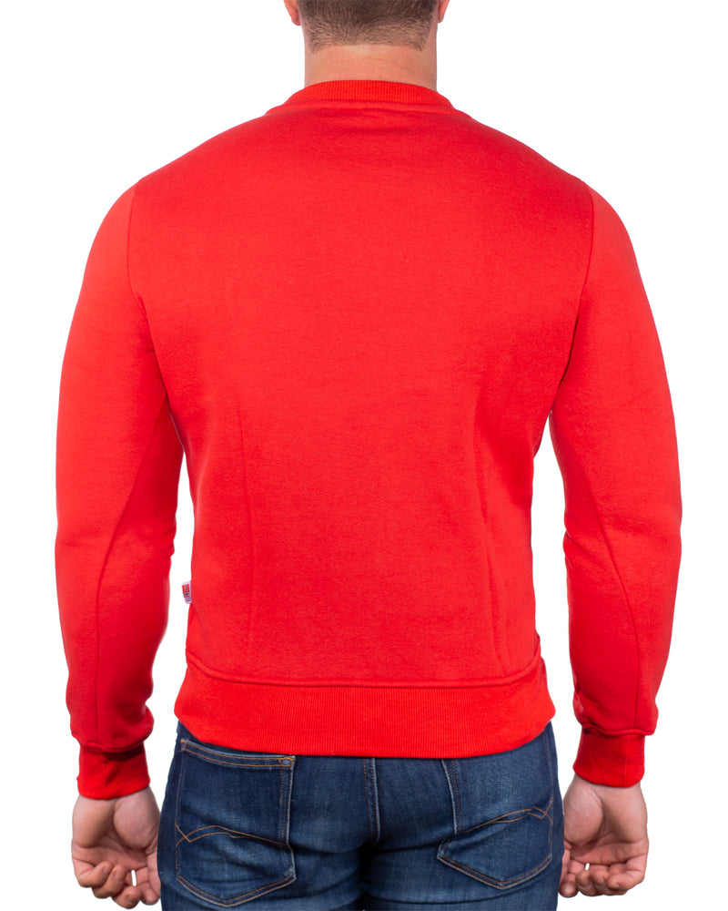 Herren Regular Fit Pullover gassier - Red