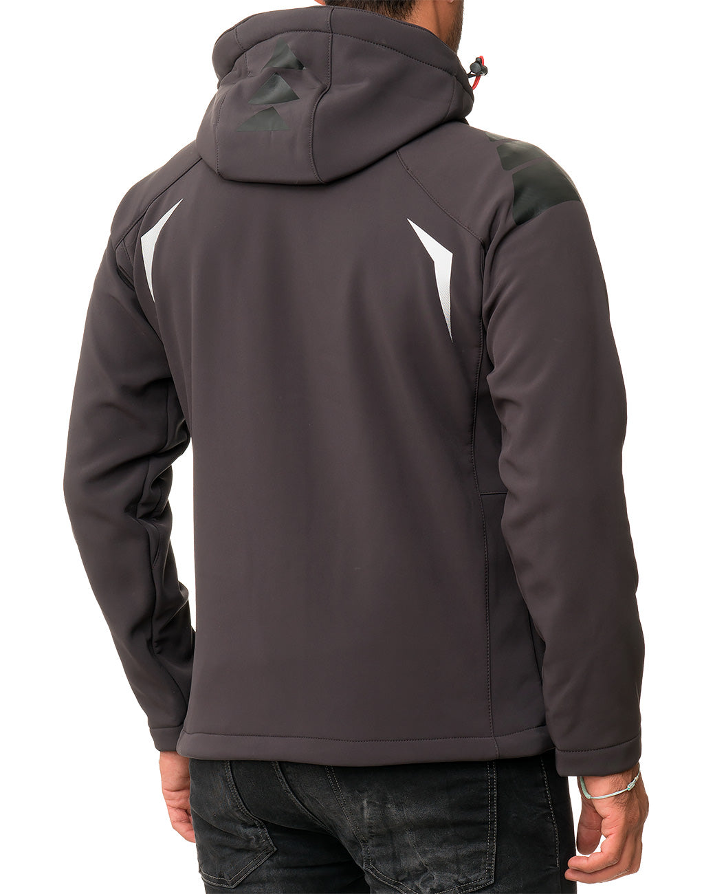 Herren Regular Fit Softshelljacke techno men in Dark Grey – Geographical Norway – Ansicht 2