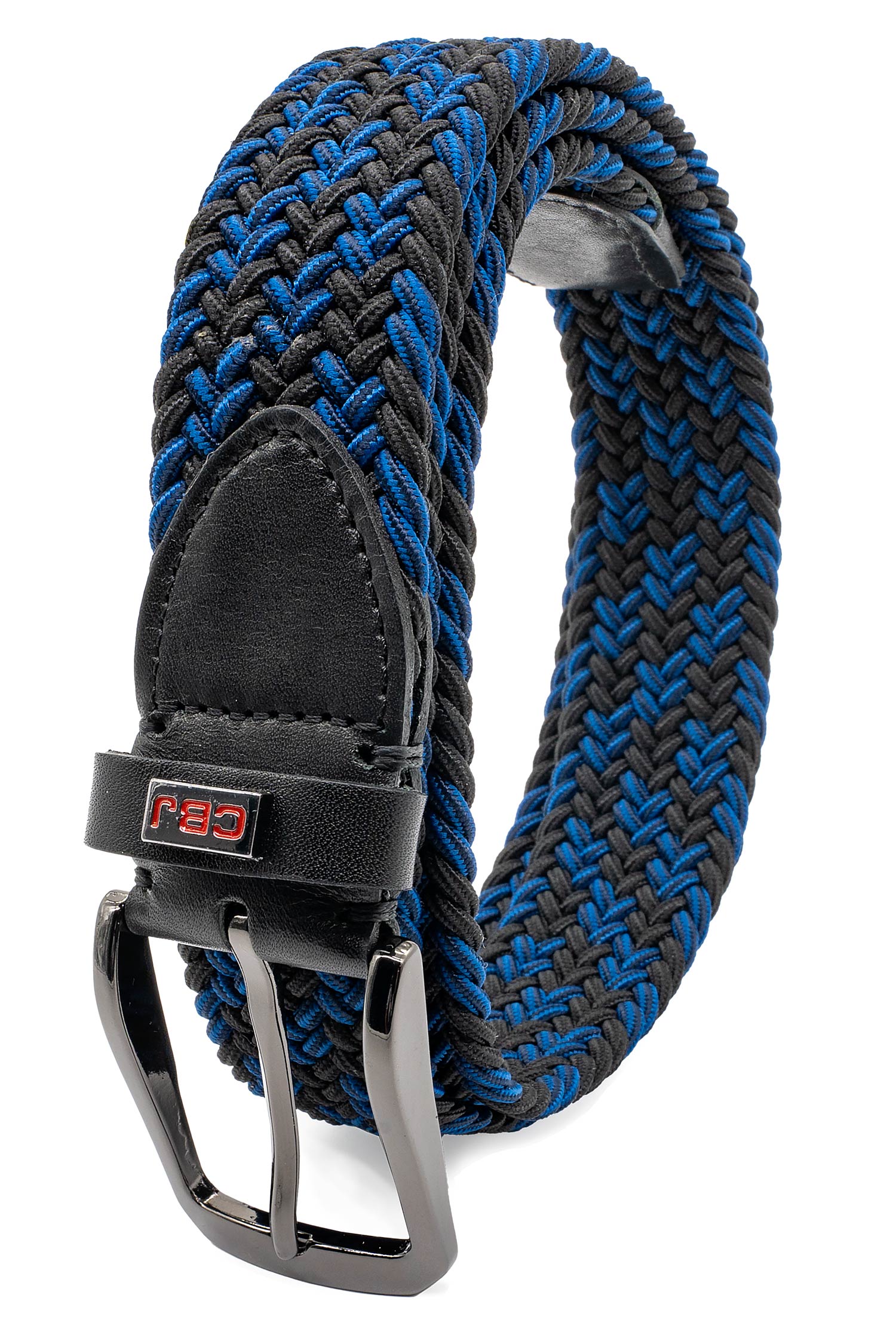 Herren Stoffgürtel CG188 - Black-Blue