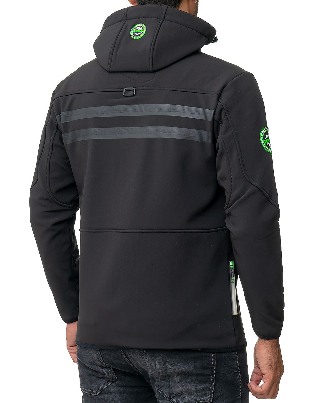 Herren Regular Fit Softshelljacke royaute men in Black – Geographical Norway – Ansicht 2