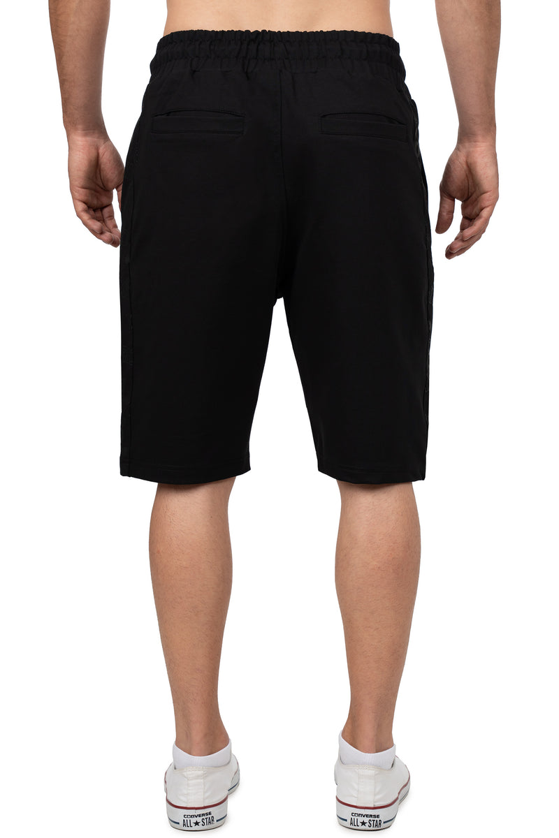 Herren Regular Fit Shorts Mid Waist CK292 - Black