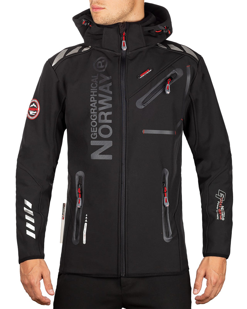 Herren Regular Fit Softshelljacke royaute men - ASSORT Black