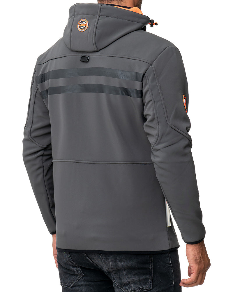 Herren Regular Fit Softshelljacke royaute men - Dark Grey