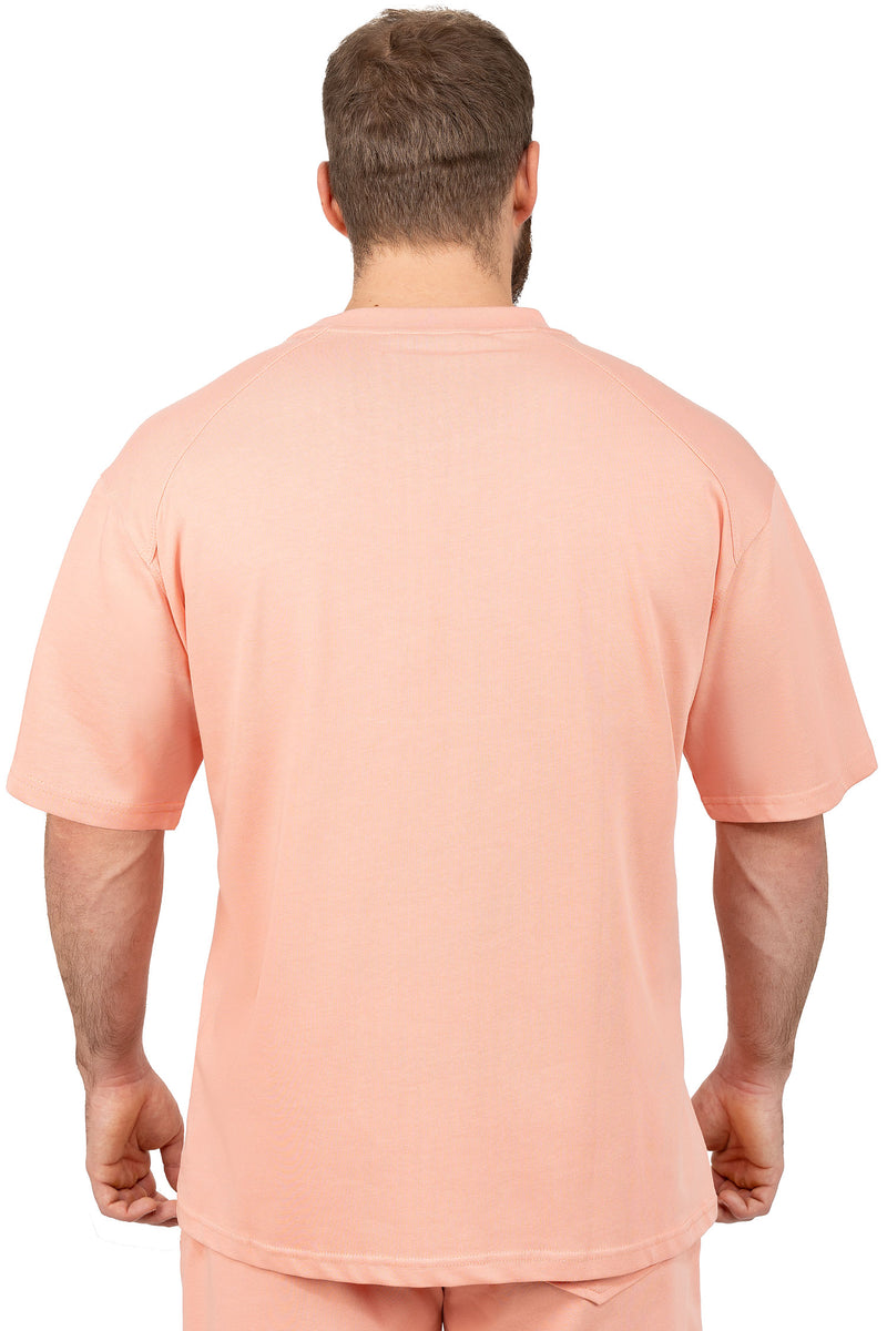 Herren Oversized T-Shirt 22RS033 - Old Pink