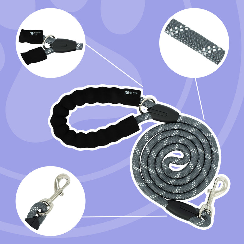 RS Pets Hundeleine Nylon 25RSP084 - Grey