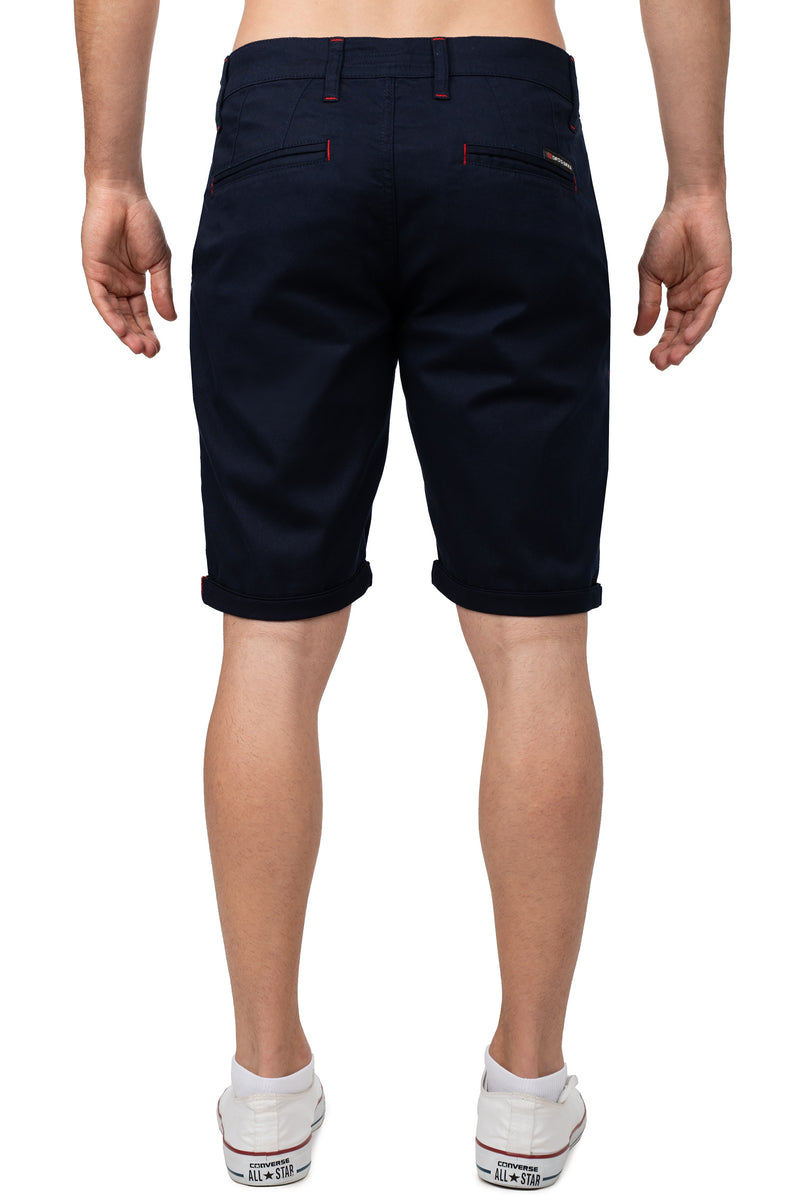 Herren Regular Fit Shorts Logo-Detail CK272 - Navy