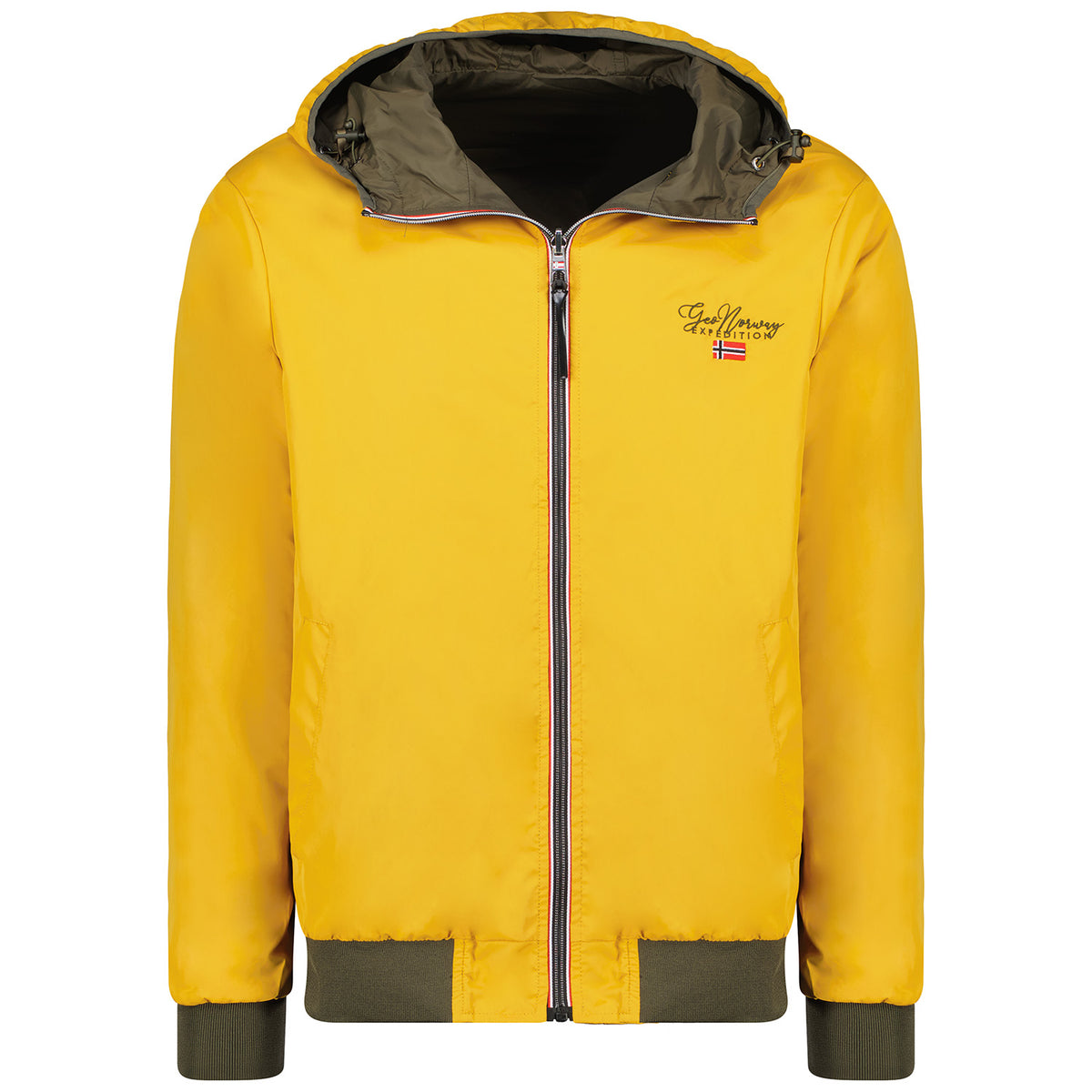 Herren Regular Fit Jacke Wendbar arrivial men in Khaki – Geographical Norway – Ansicht 2