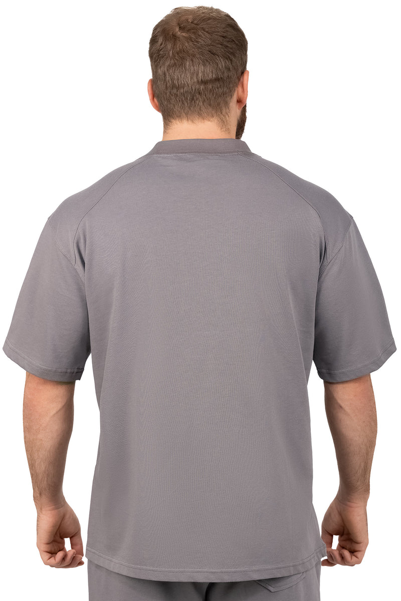 Herren Relaxed Fit T-Shirt S-23RS041 - Dark Grey
