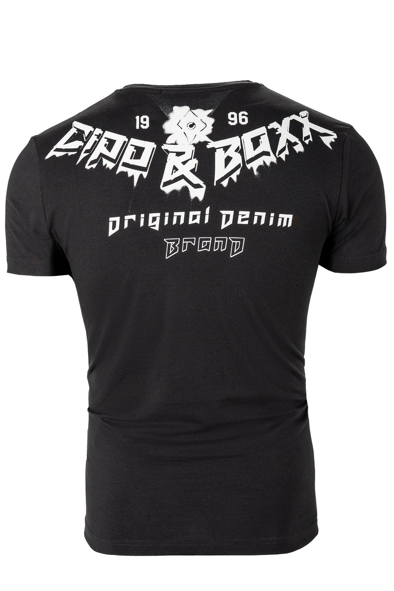 Herren Slim Fit T-Shirt CT743 - Black