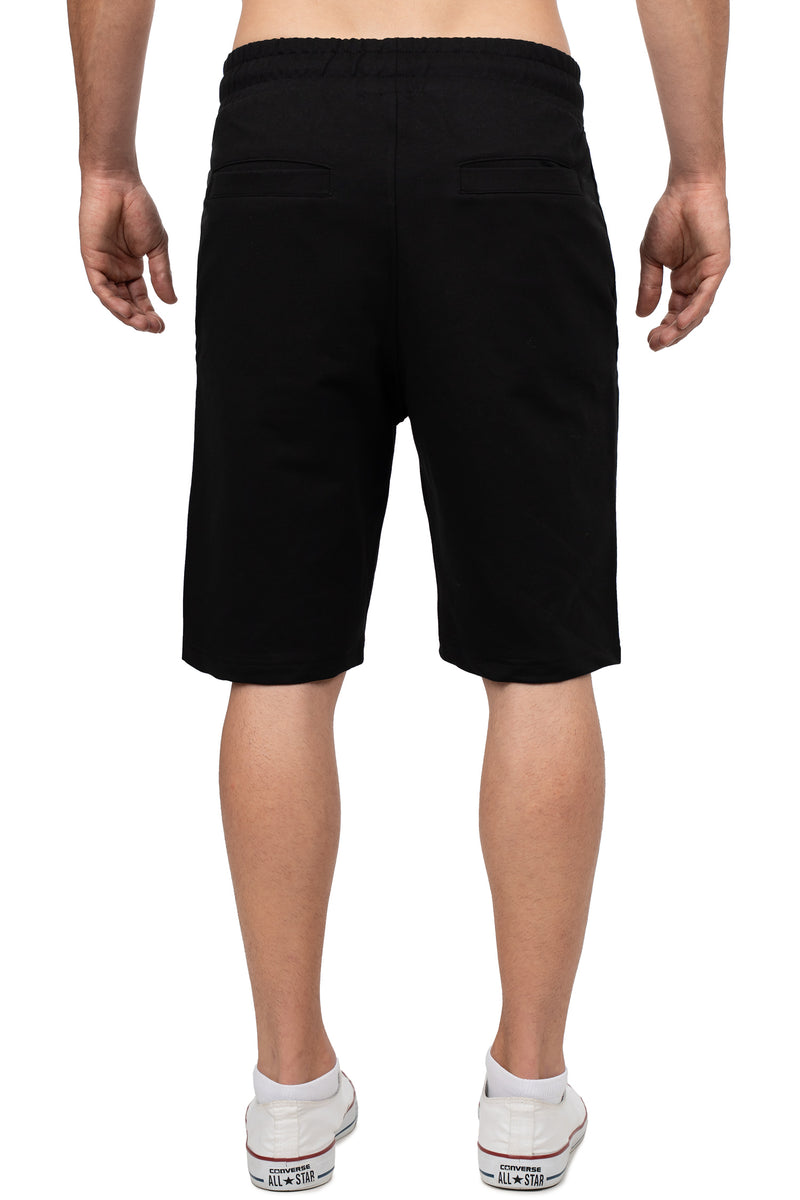 Herren Regular Fit Shorts Mid Waist CK274 - Black