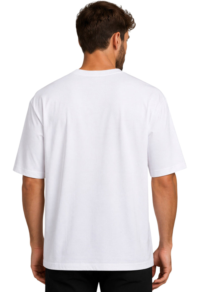 Herren Relaxed Fit T-Shirt 24RS058 - White