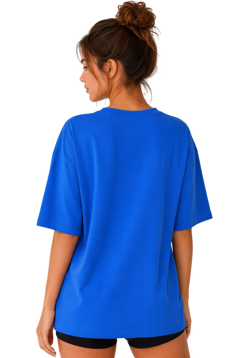 Damen Oversized T-Shirt 24RSW058 - Blue