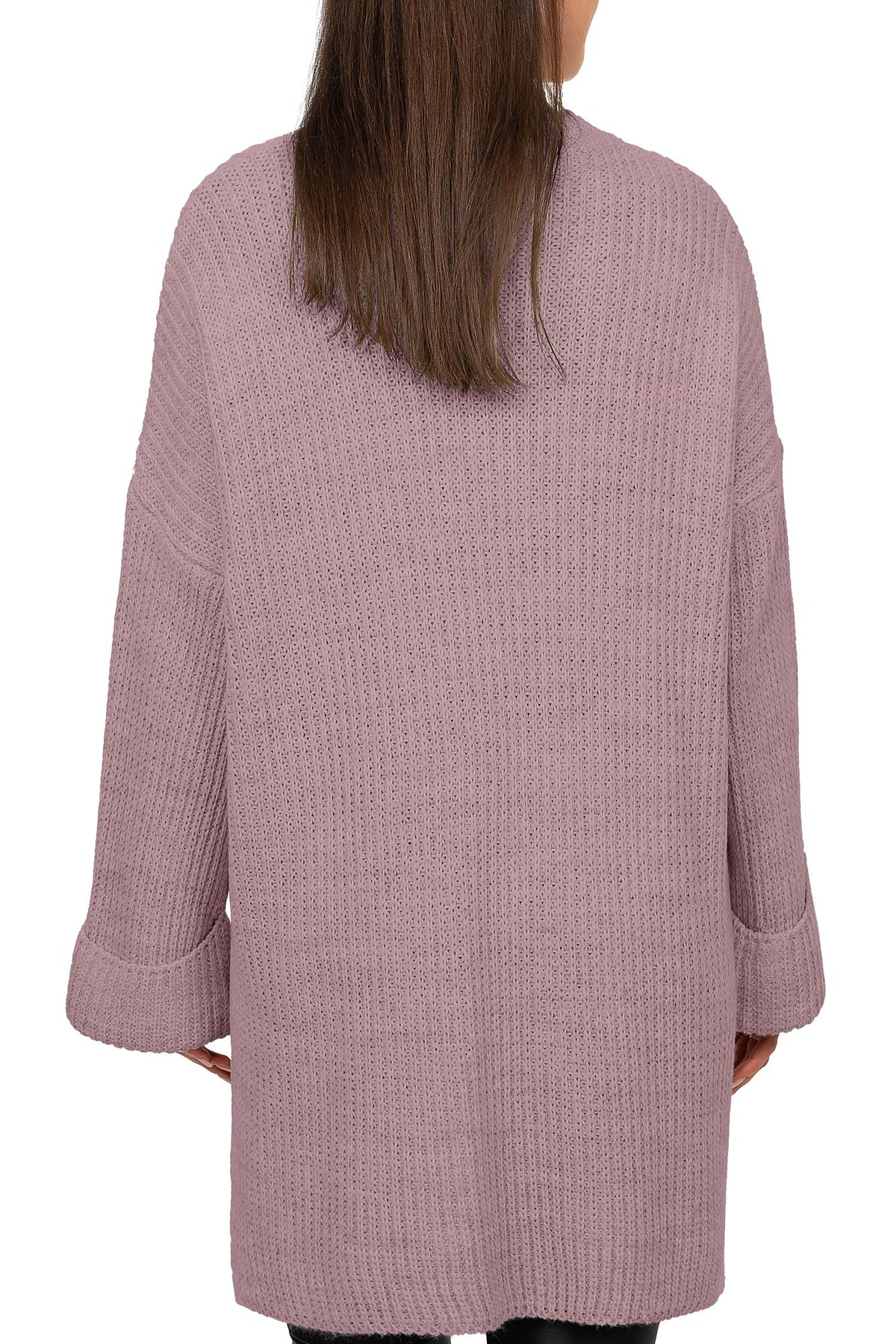Damen Relaxed Fit Pullover in Taupe – Reichstadt – Ansicht 2