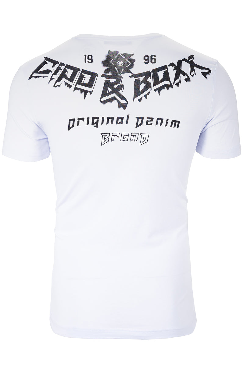 Herren Slim Fit T-Shirt CT743 - White