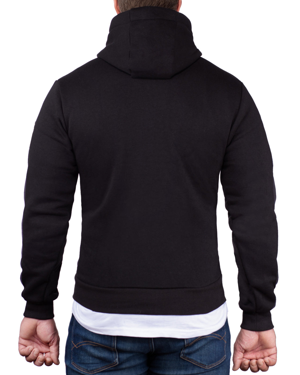 Herren Regular Fit Hoodie galiator in Black – Geographical Norway – Ansicht 2