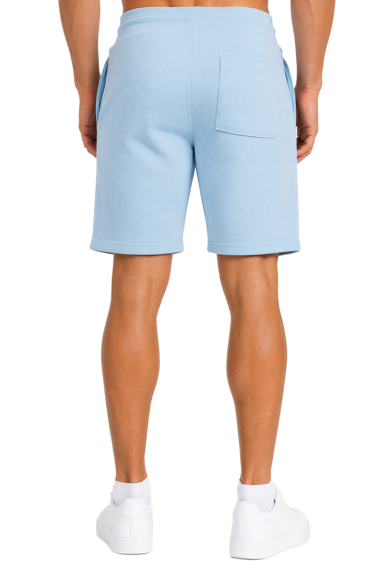 Herren Regular Fit Shorts Marken-Stick 23RS036 - Baby Blue