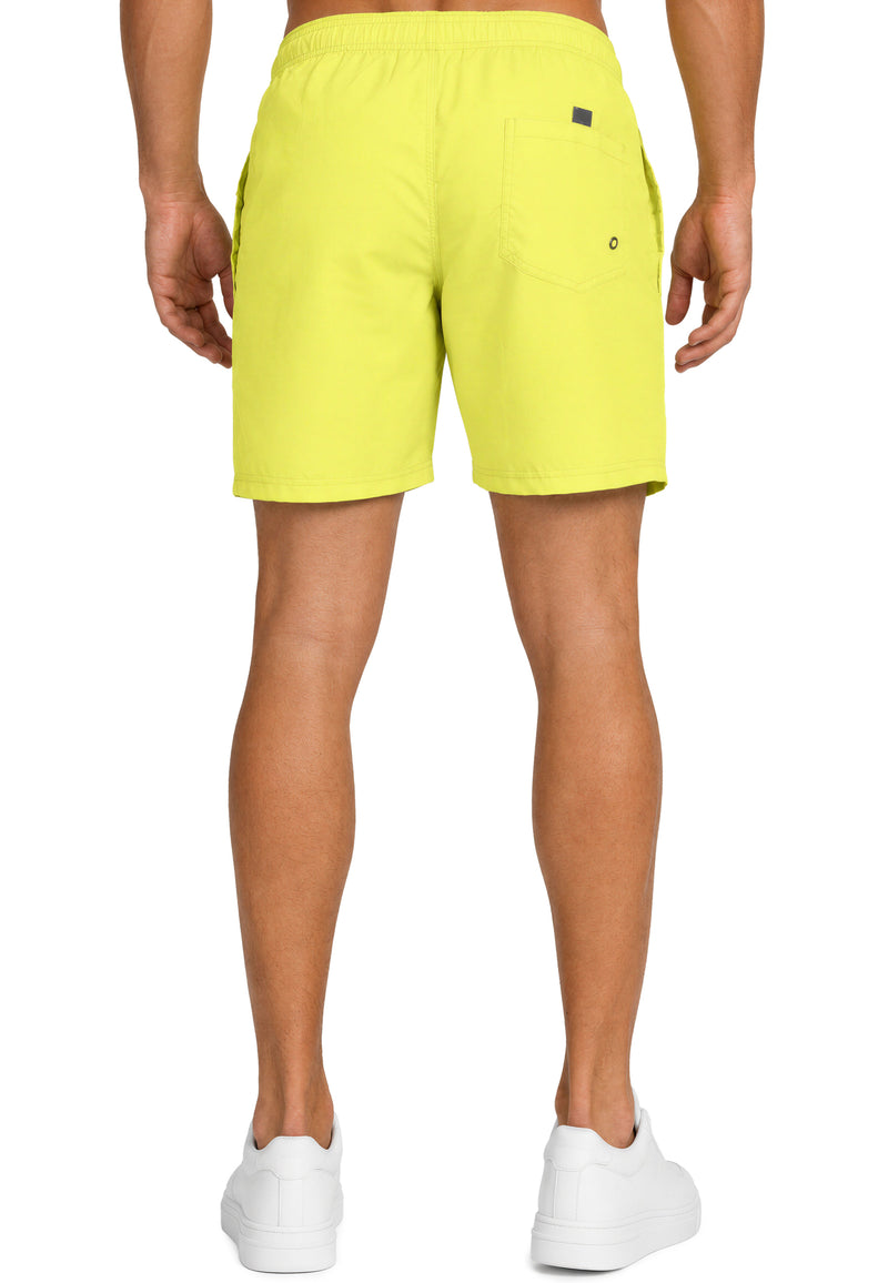 Herren Regular Fit Shorts Mid Waist 25RS073 - Neon Yellow