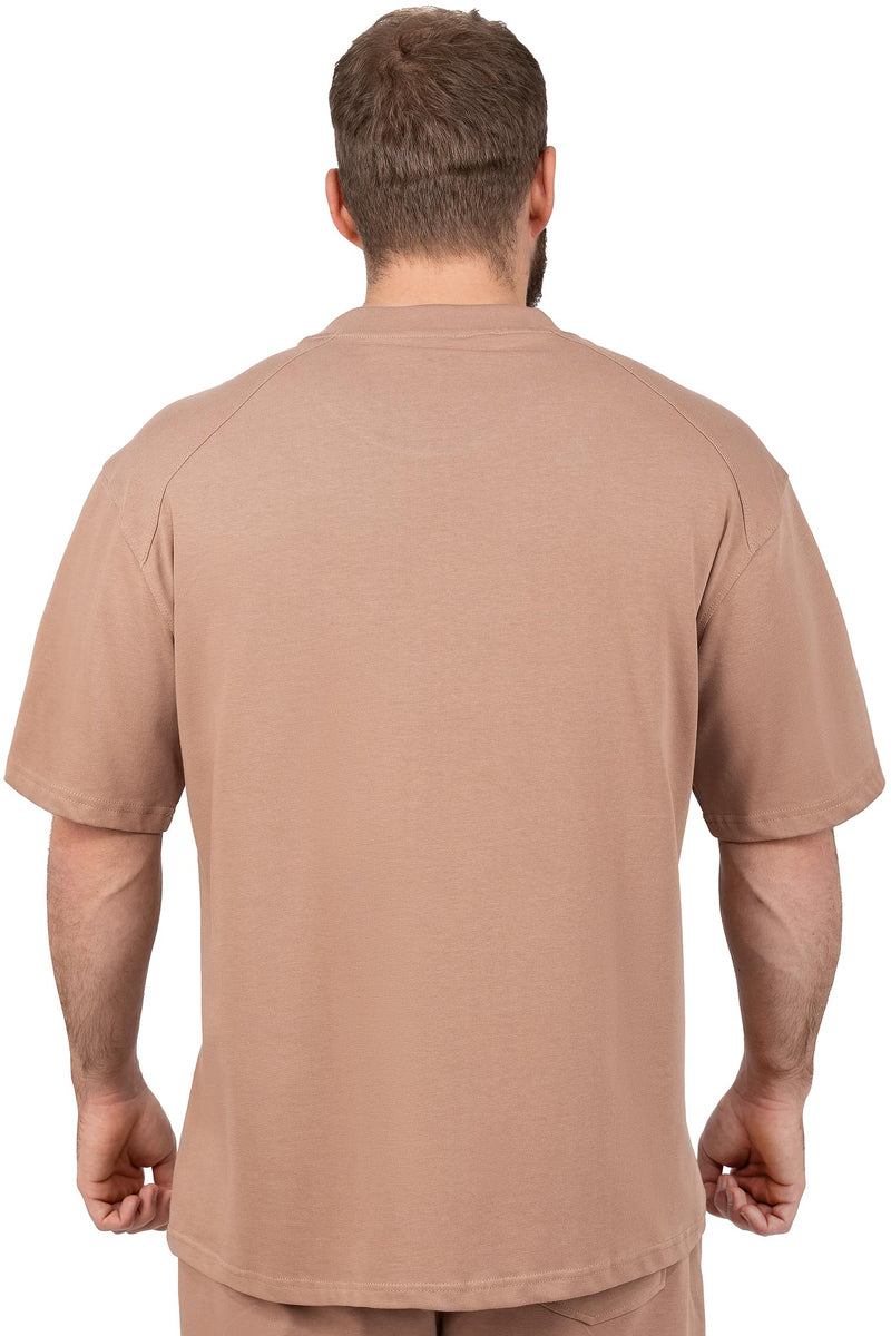 Herren Oversized T-Shirt 22RS033 - Warm Brown