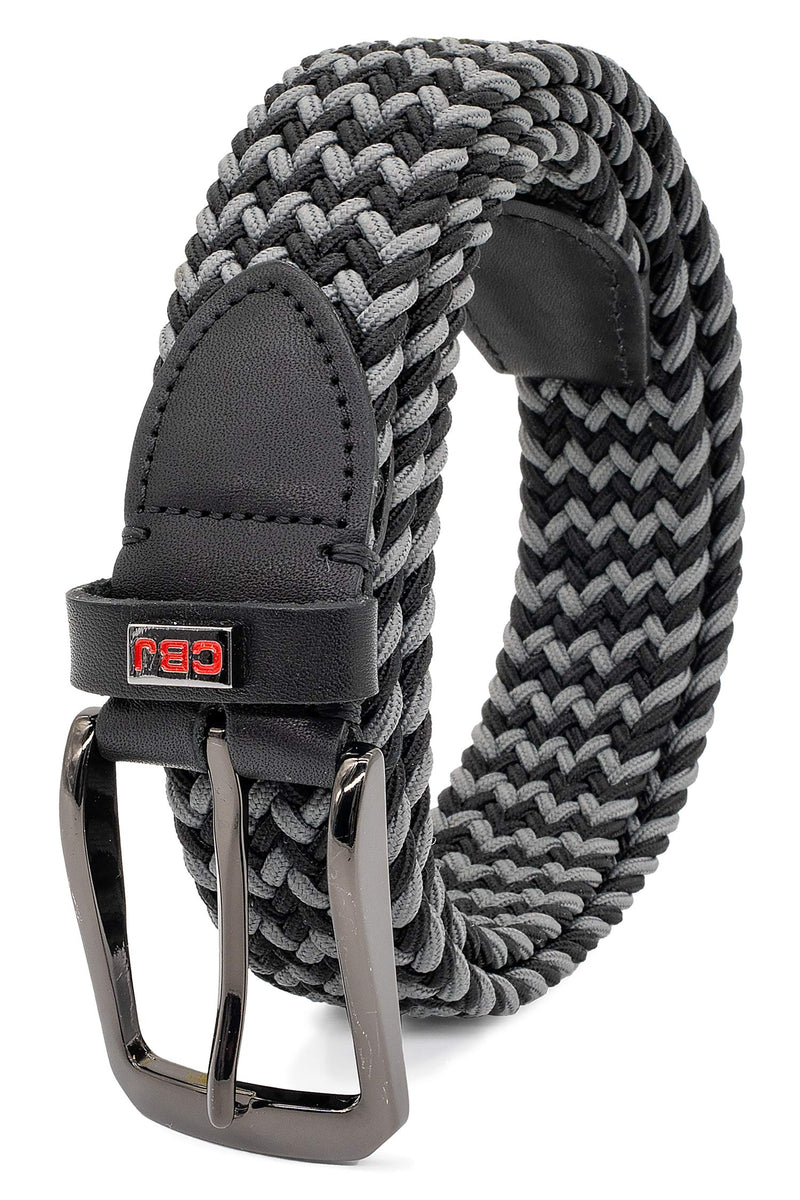 Herren Stoffgürtel CG188 - Black-Grey