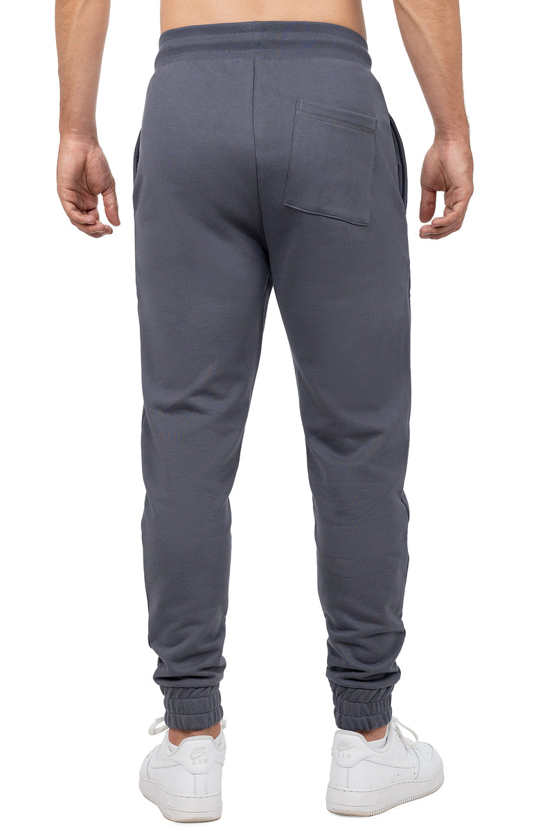 Herren Regular Fit Jogginghose Marken-Stick 23RS035 - Anthracite