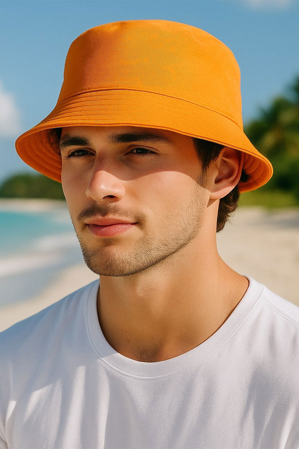 Herren Regular Fit Anglerhut 25RS074 - Orange