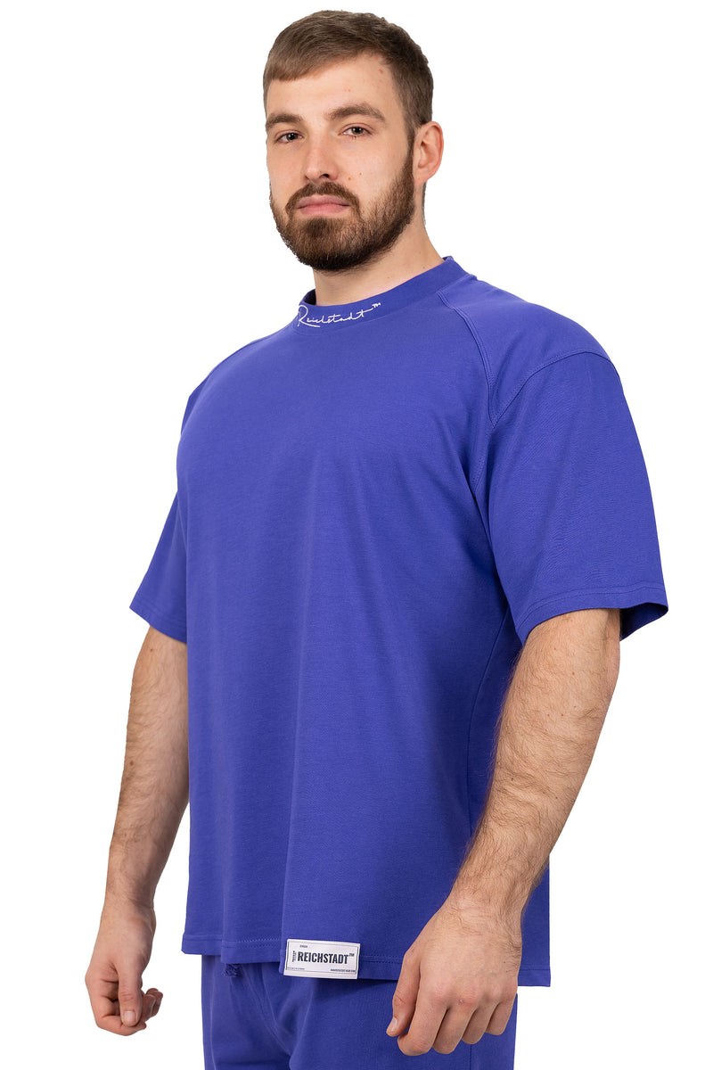 Herren Relaxed Fit T-Shirt S-23RS041 - Light Purple