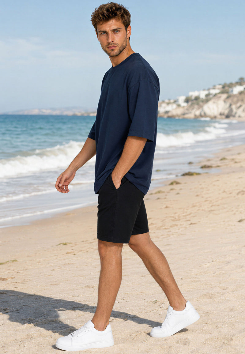 Herren Oversized T-Shirt 25RS070 - Dark Blue