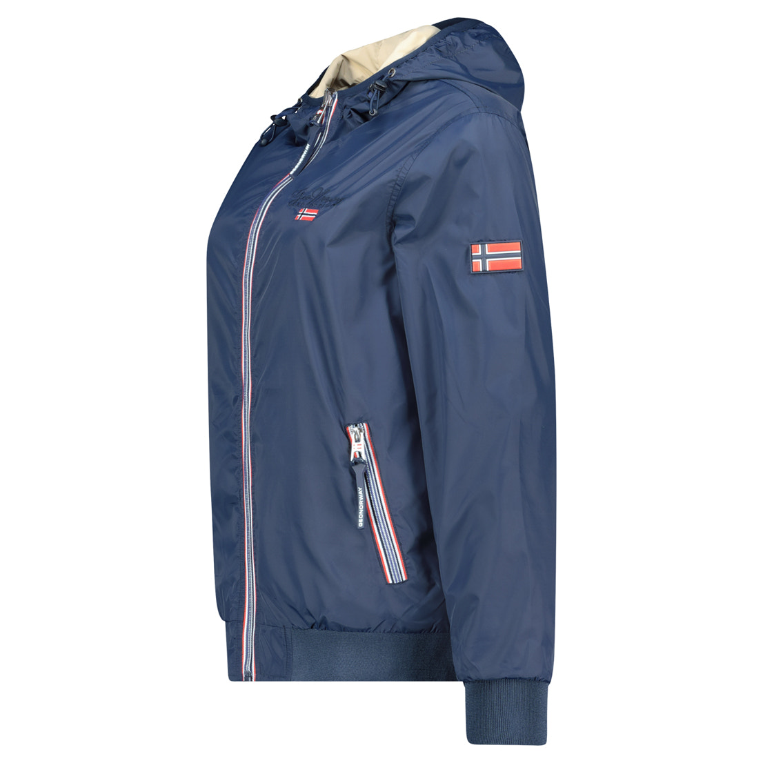 Damen Relaxed Fit Jacke Windabweisend arrivial lady in Navy – Geographical Norway – Ansicht 3