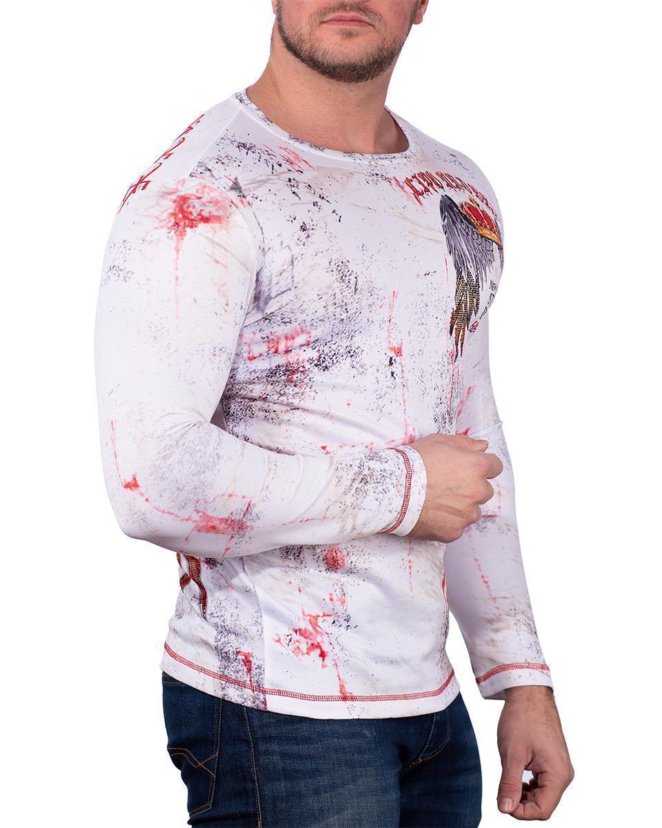 Herren Regular Fit Pullover CL497 - White