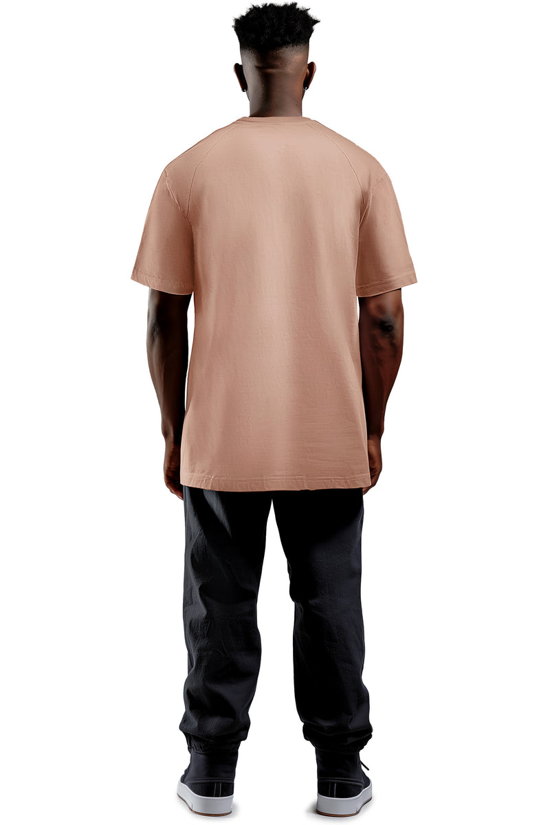 Herren Oversized T-Shirt 22RS033 - Warm Brown
