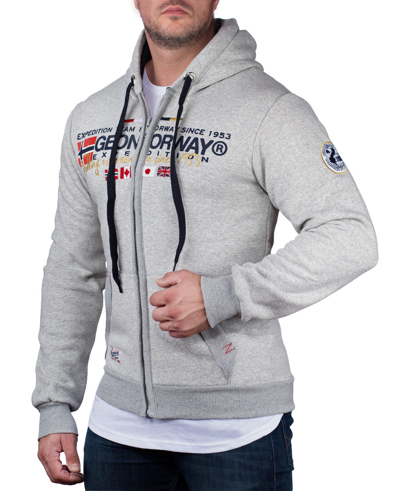 Herren Regular Fit Hoodie galiator - Grey