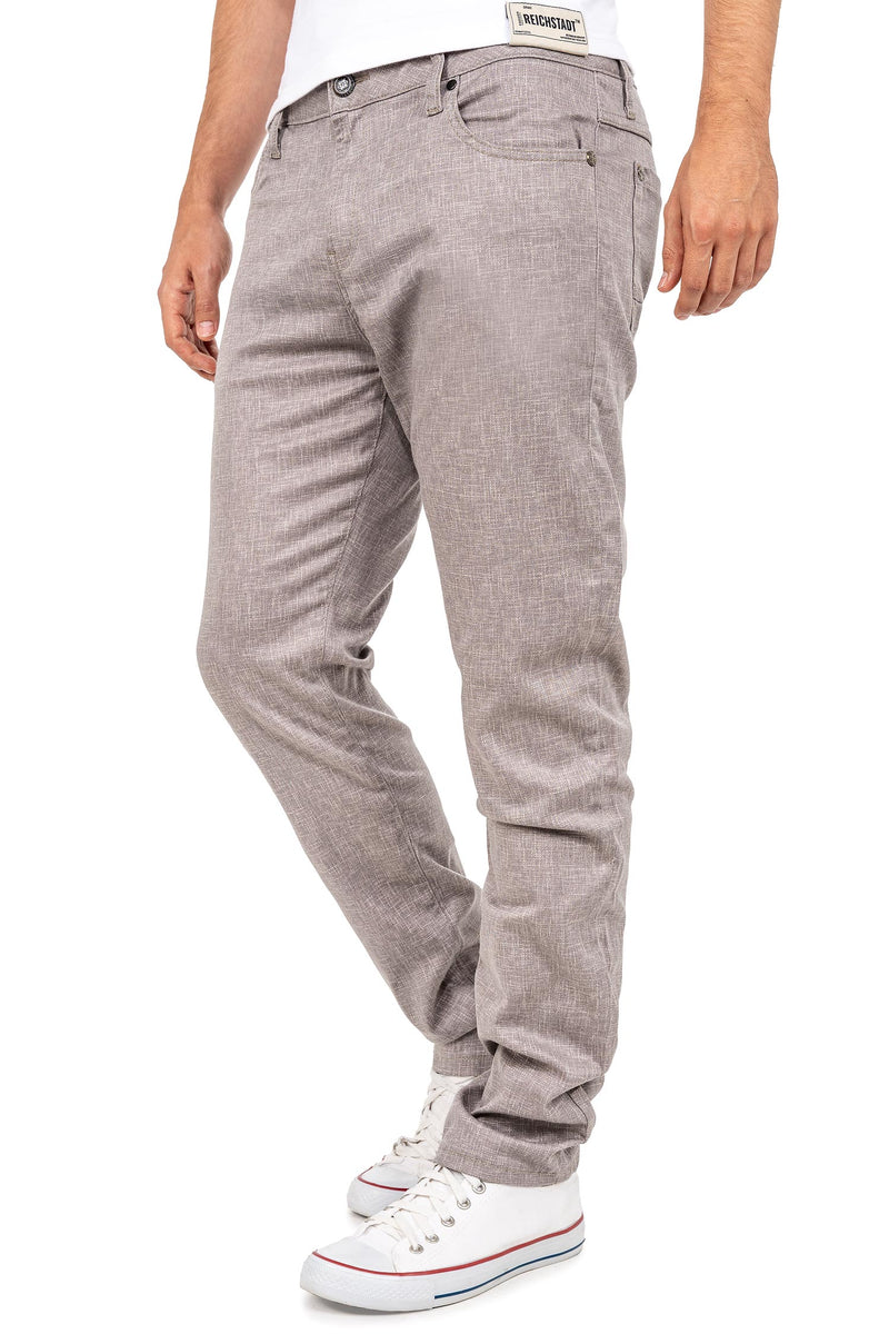 Herren Slim Fit Hose Mid Waist CD840 - Grey