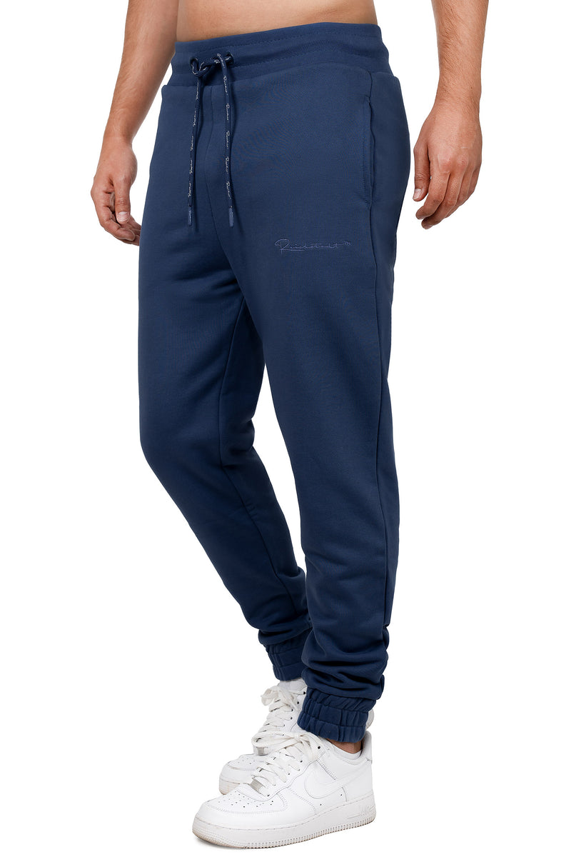 Herren Regular Fit Jogginghose Marken-Stick 23RS035 - Dark Blue