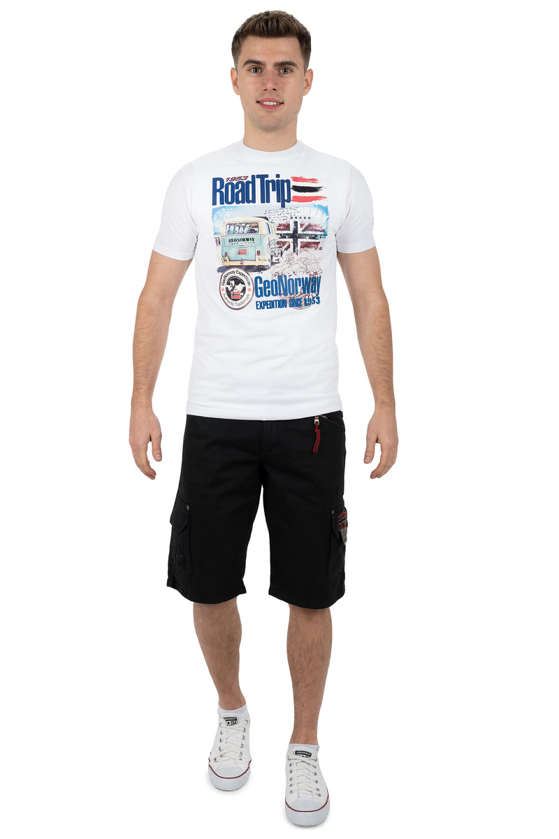 Herren Regular Fit T-Shirt jiami men - White