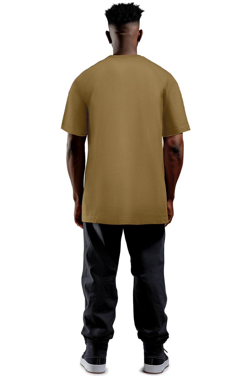Herren Oversized T-Shirt 22RS033 - Khaki