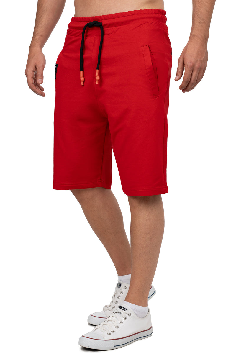 Herren Regular Fit Shorts Mid Waist CK271 - Red