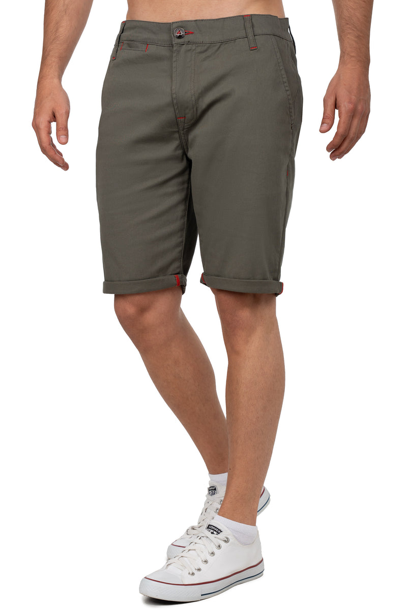 Herren Regular Fit Shorts Logo-Detail CK272 - Khaki