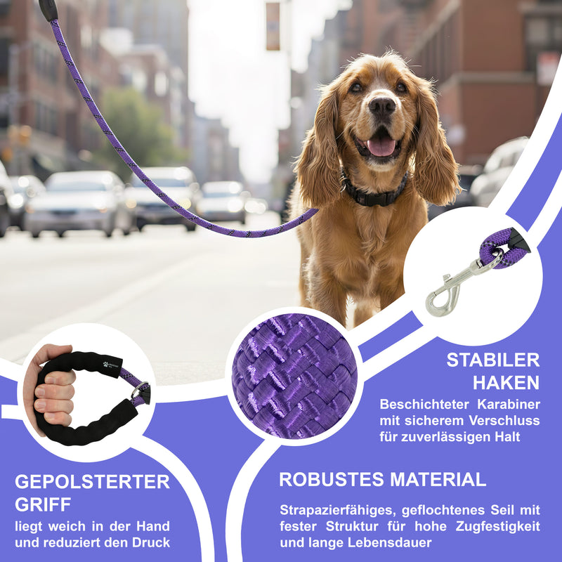 RS Pets Hundeleine Nylon 25RSP084 - Purple
