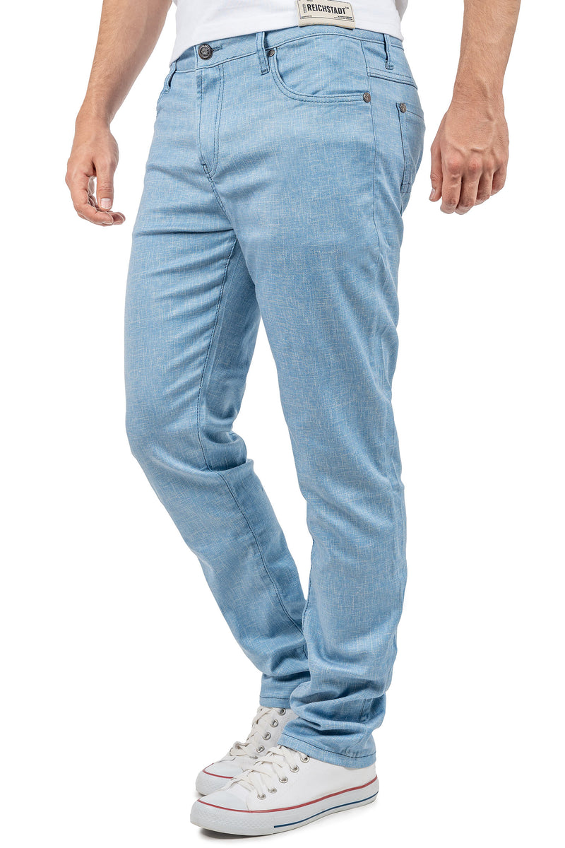 Herren Slim Fit Hose Mid Waist CD840 - Blue