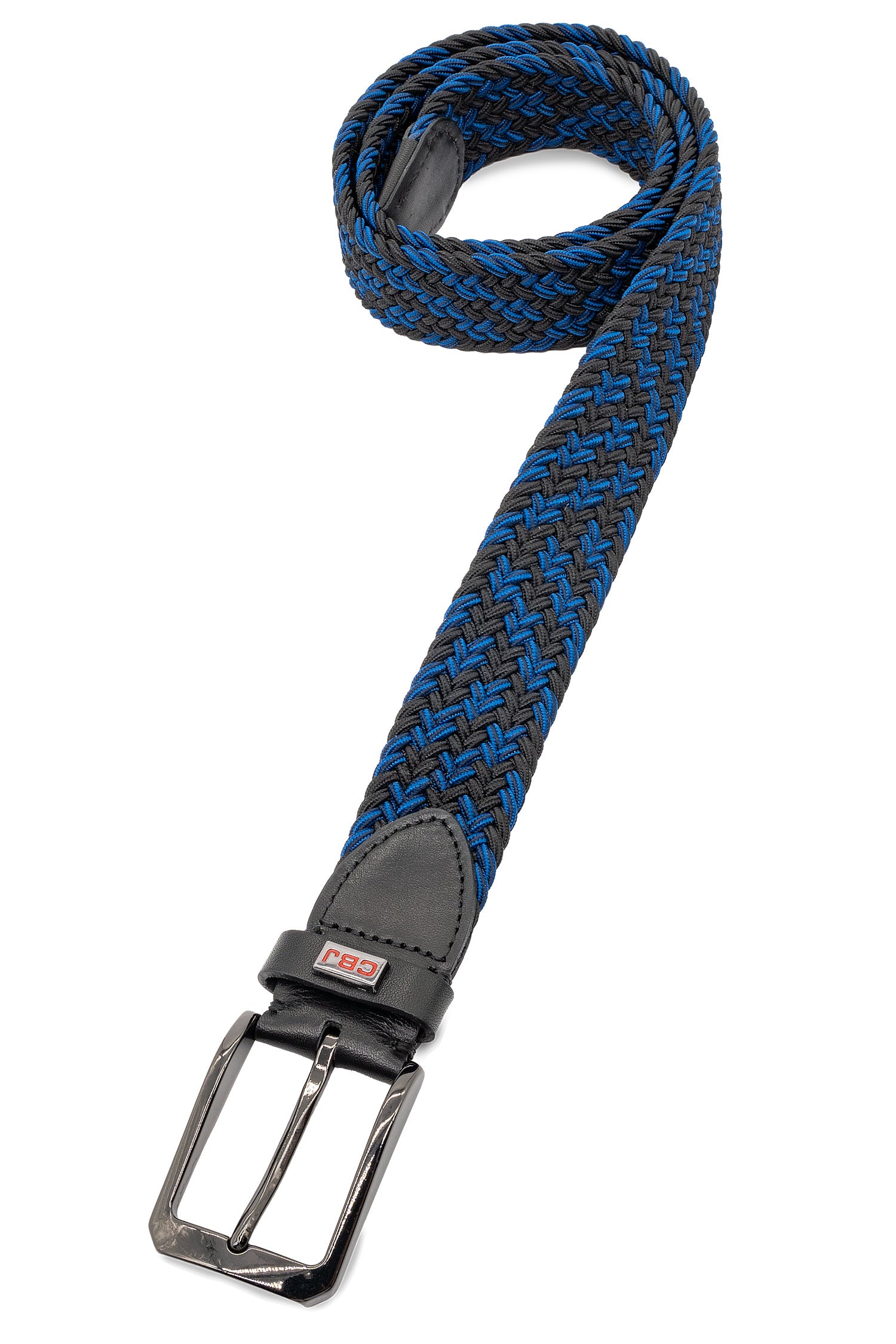 Herren Stoffgürtel CG188 - Black-Blue