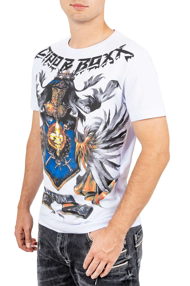 Herren Slim Fit T-Shirt CT743 - White