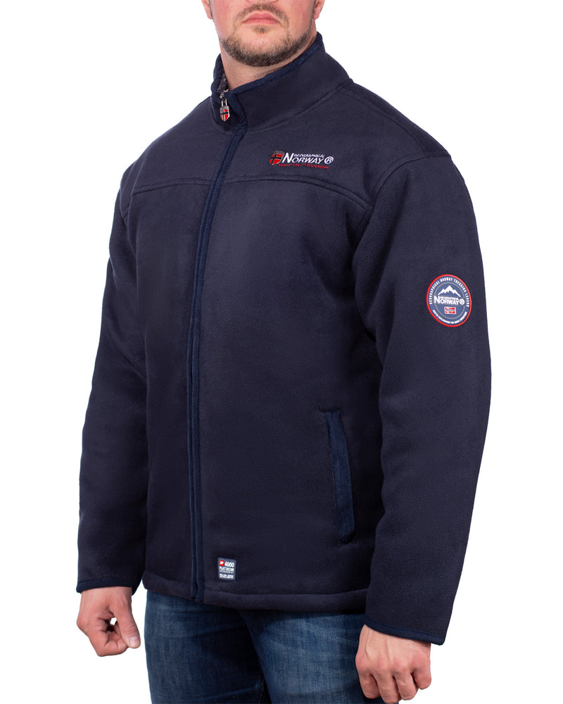 Herren Regular Fit Jacke ubolt - Navy