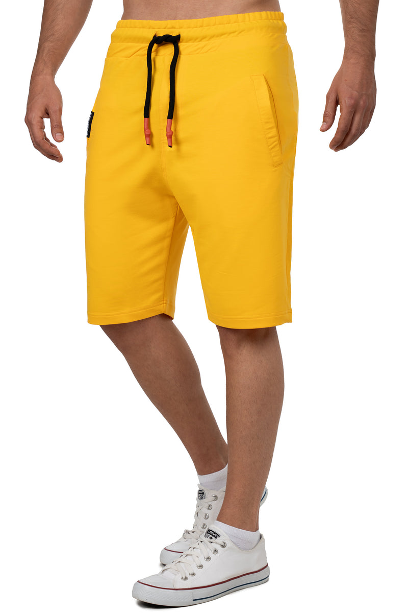 Herren Regular Fit Shorts Mid Waist CK271 - Yellow
