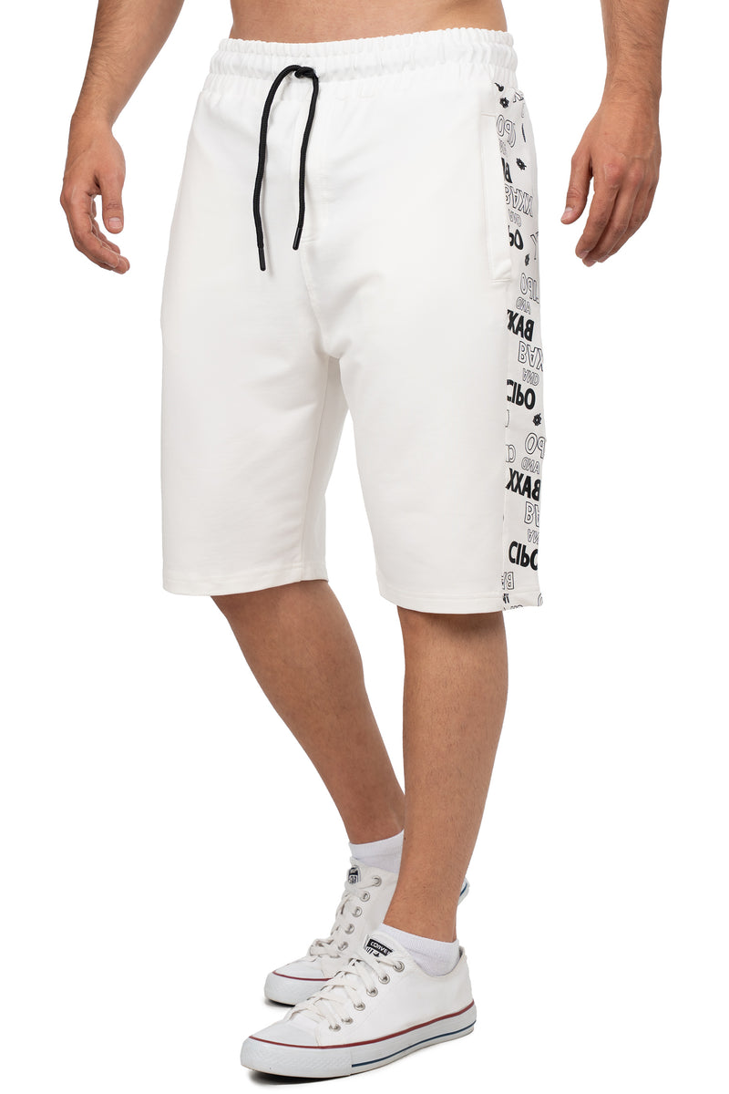 Herren Regular Fit Shorts Mid Waist CK292 - Ecru