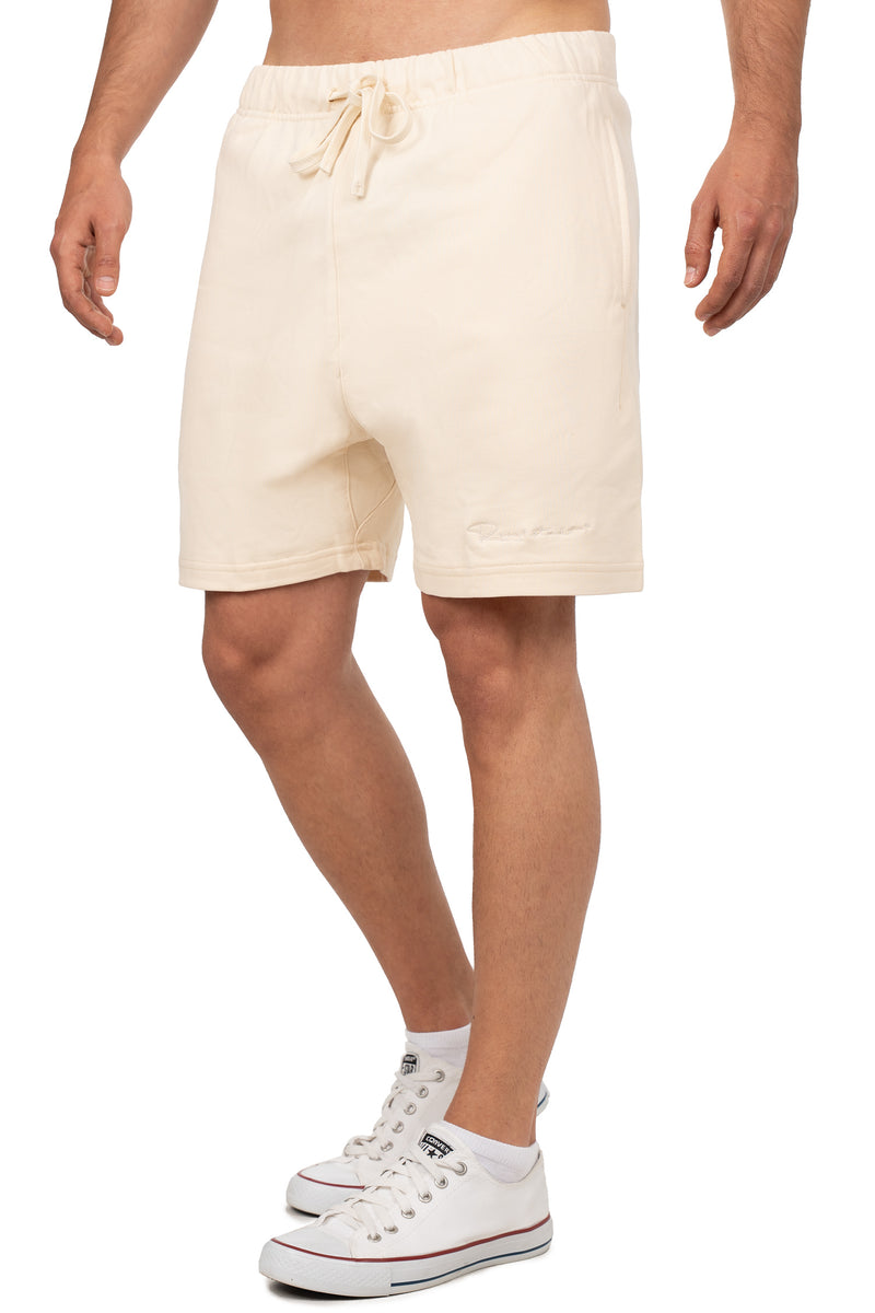 Herren Regular Fit Shorts Mid Waist 25RS072 - Eggshell White