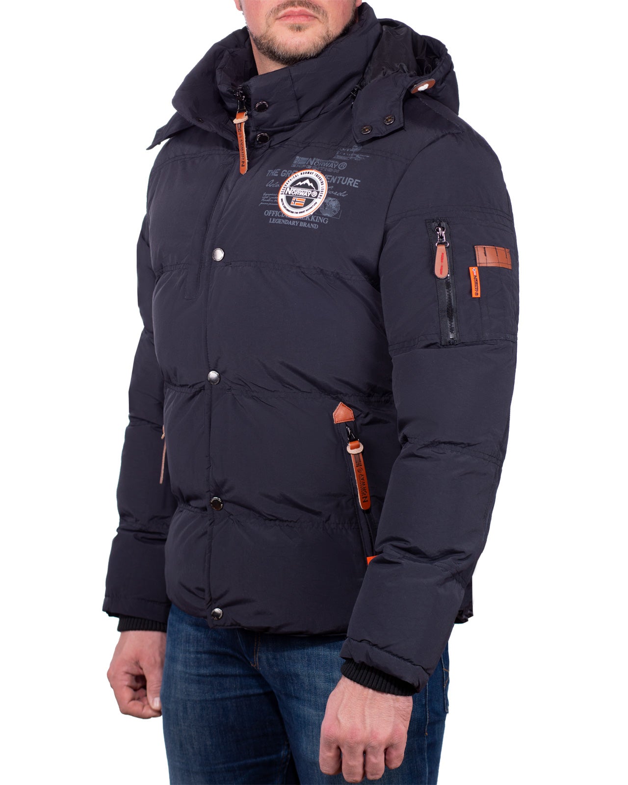 Herren Regular Fit Jacke verveine - Black