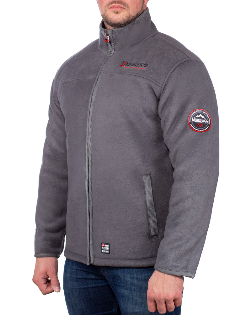 Herren Regular Fit Jacke ubolt - Dark-Grey-Black