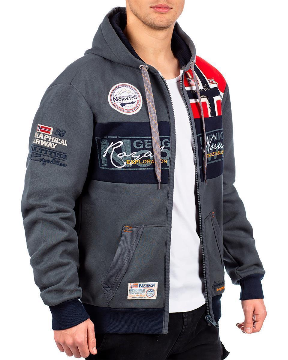 Herren Regular Fit Sweatjacke flyer - Dark Grey