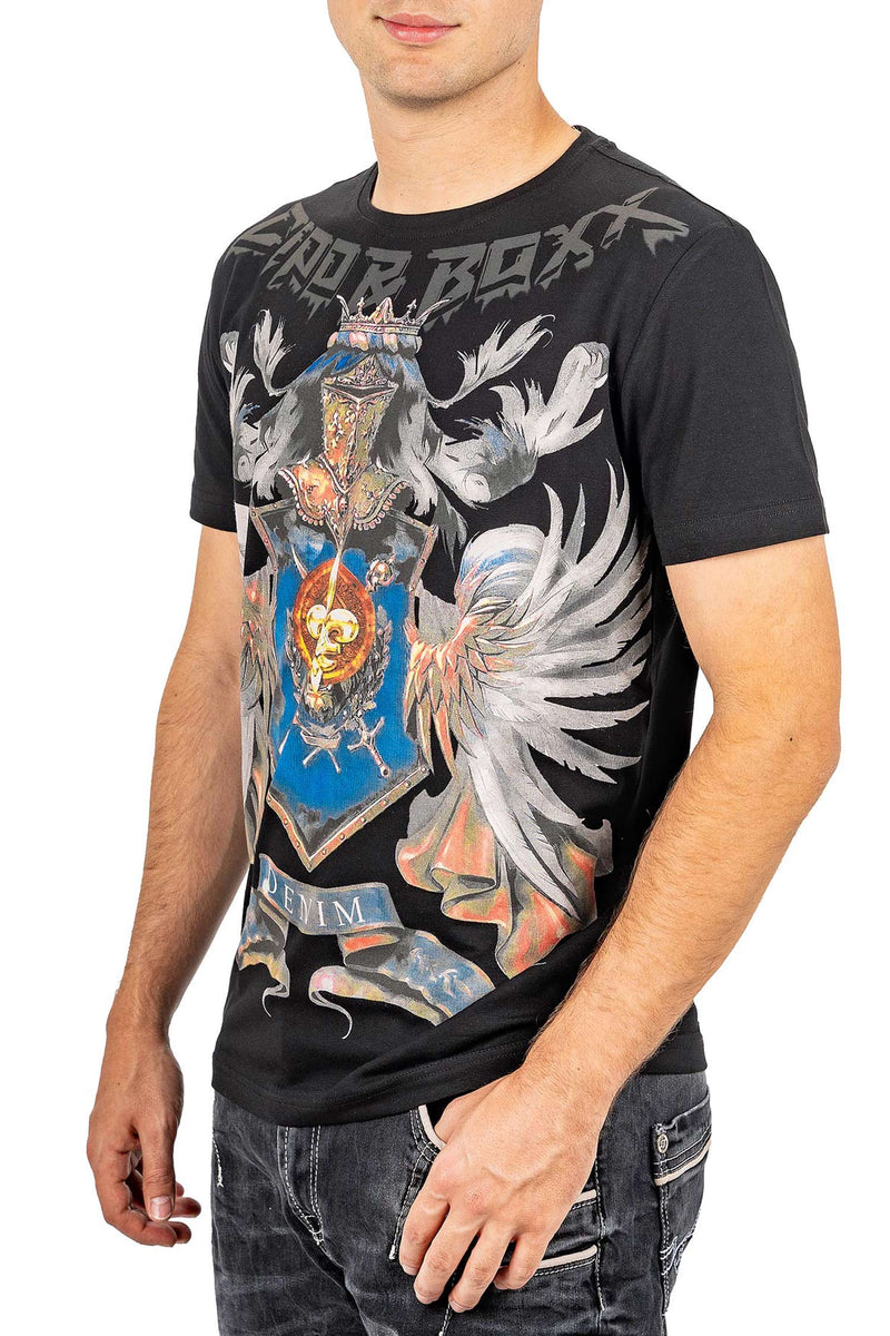 Herren Slim Fit T-Shirt CT743 - Black