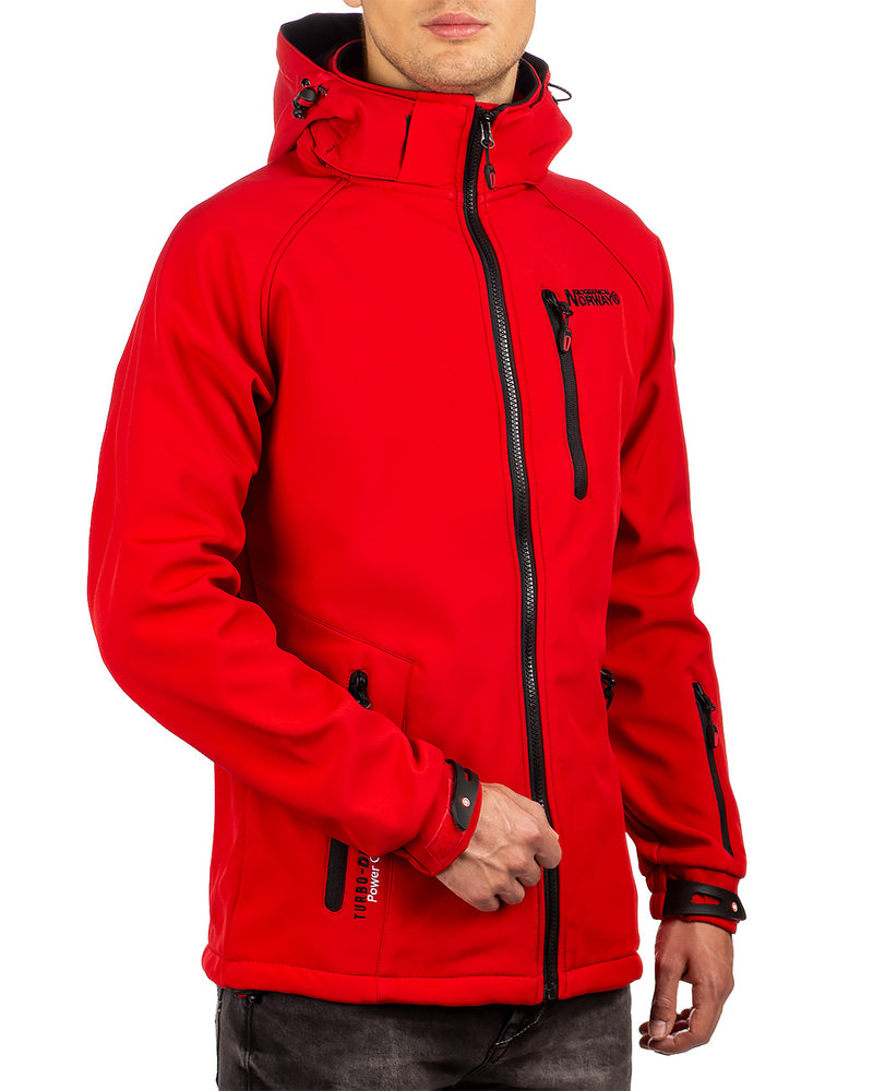 Herren Regular Fit Jacke texico - Red